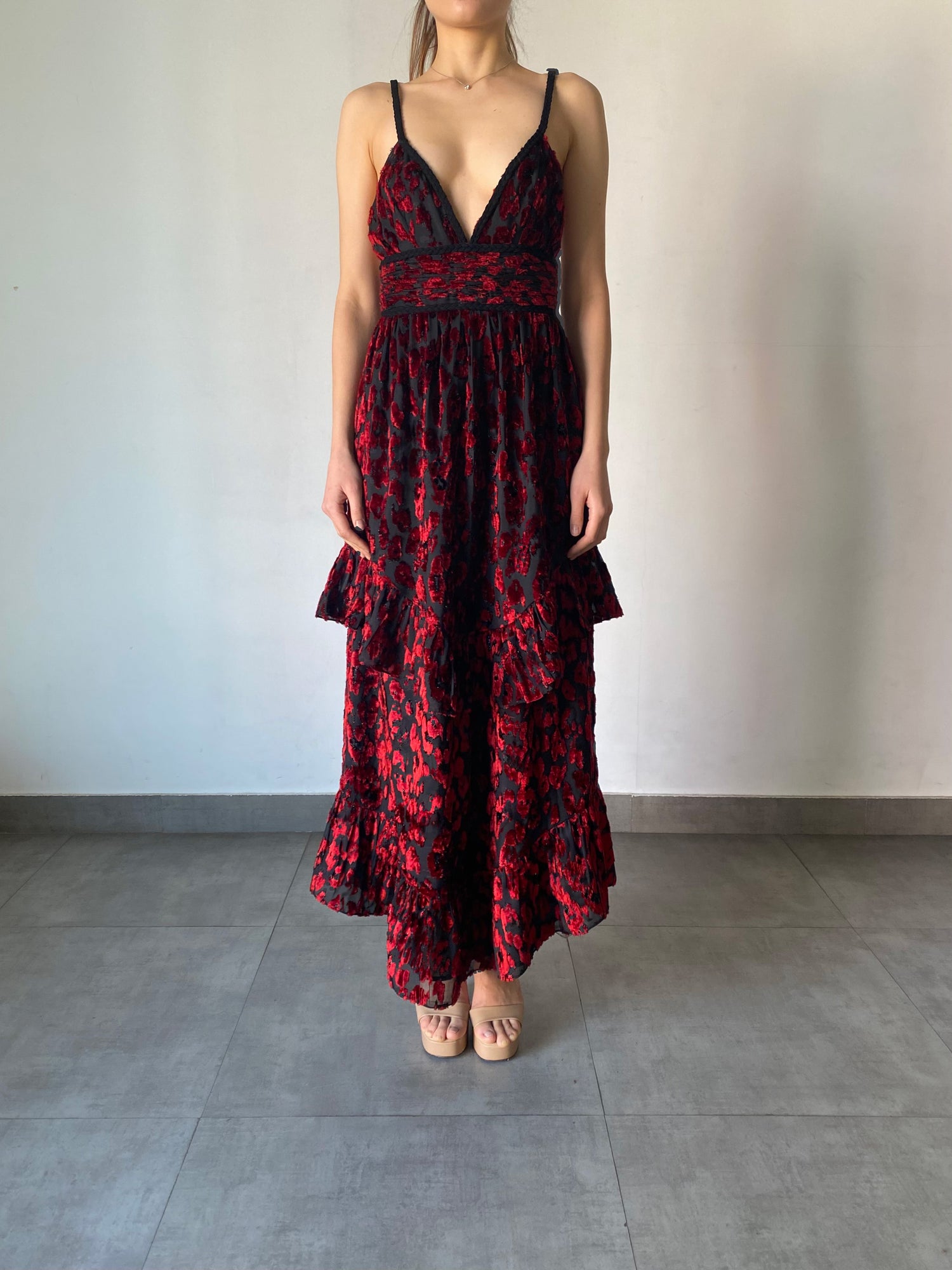 Rococo Sand | Haven Long Dress | Black