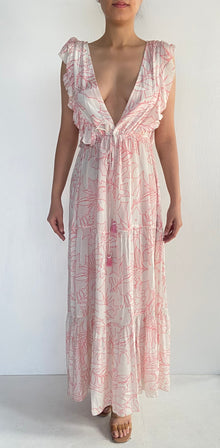 Rococo Sand | Crepe Long Dress | White