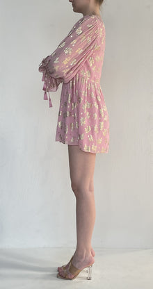 Rococo Sand | Foil Short Dress | Pink