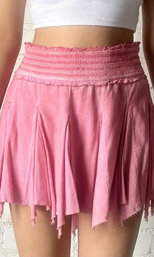 Rococo Sand | Inv Cotton Short Skirt | Pink