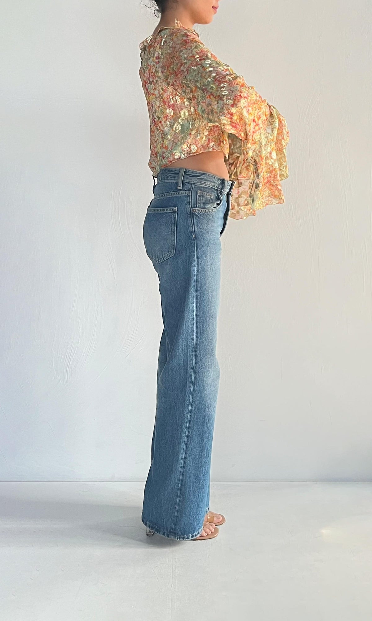 Womens | Inv Viscose Georgtte Lurex Dobby Top | Multi
