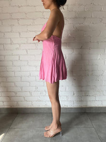 Rococo Sand | Viscose Short Dress | Pink