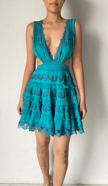 Rococo Sand | Cari Short Dress | Fuchsia