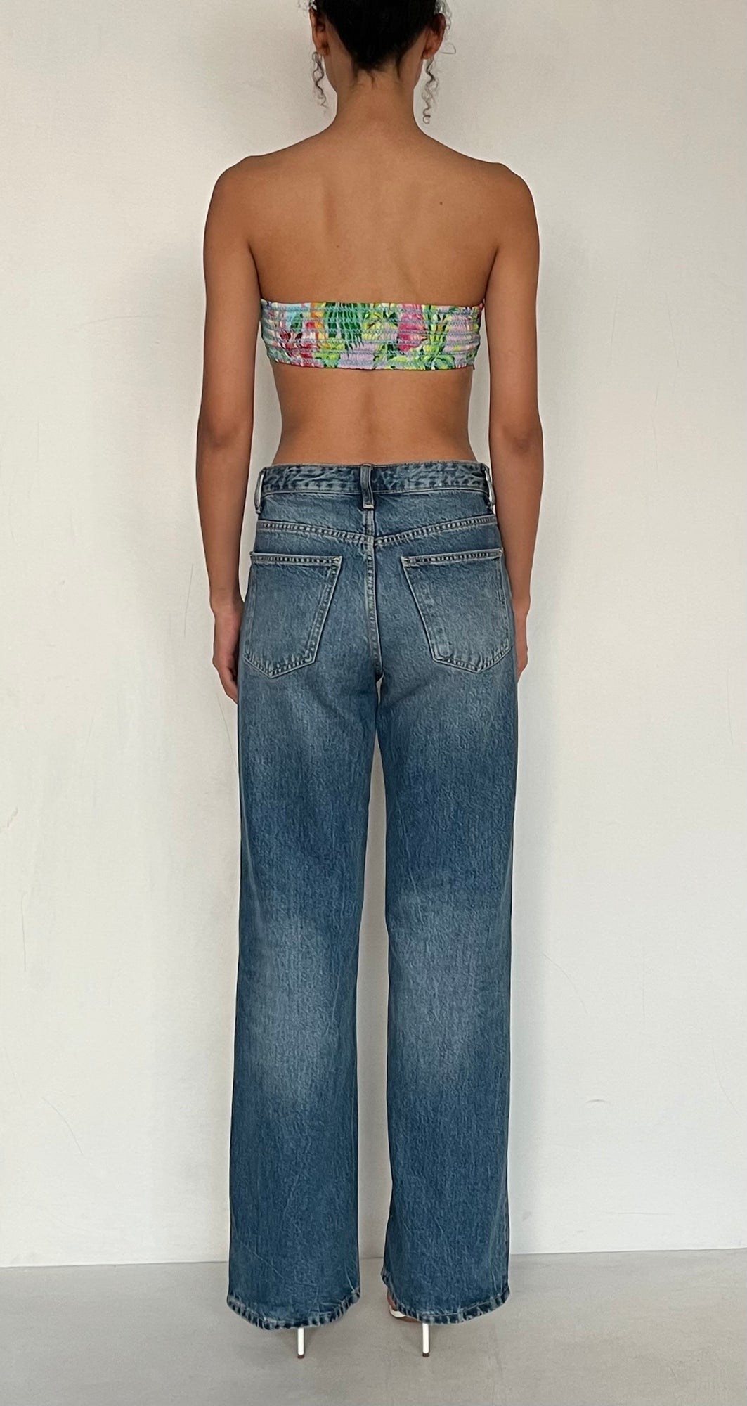 Rococo Sand | Lora Printed Bralette | Multicolor