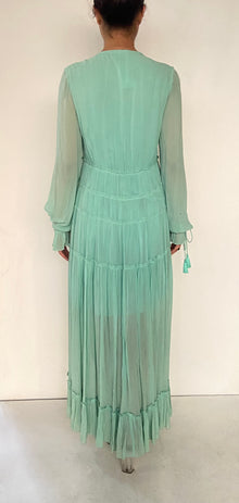 Rococo Sand | Tala Long Dress | Aqua