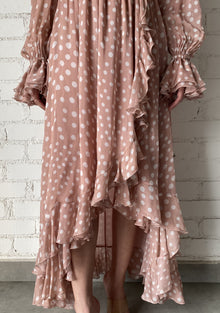 Rococo Sand | Jace High Low Dress | Misty Rose
