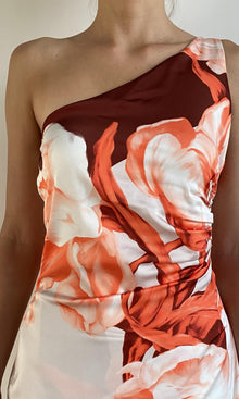 Rococo Sand | Jesse Polyester Satin Lycra Midi Dress | Beige
