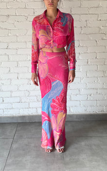 Rococo Sand | Juno Long Skirt | Pink