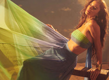 Rococo Sand | Kiki Long Skirt | Blue/Green Ombre