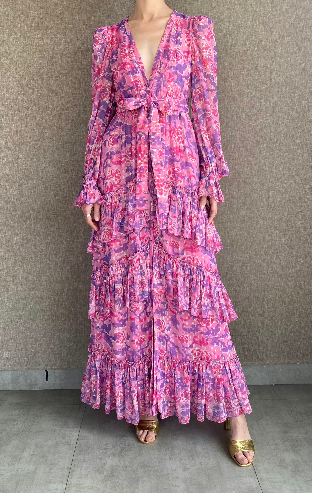Rococo Sand | Lei Long Dress | Pink