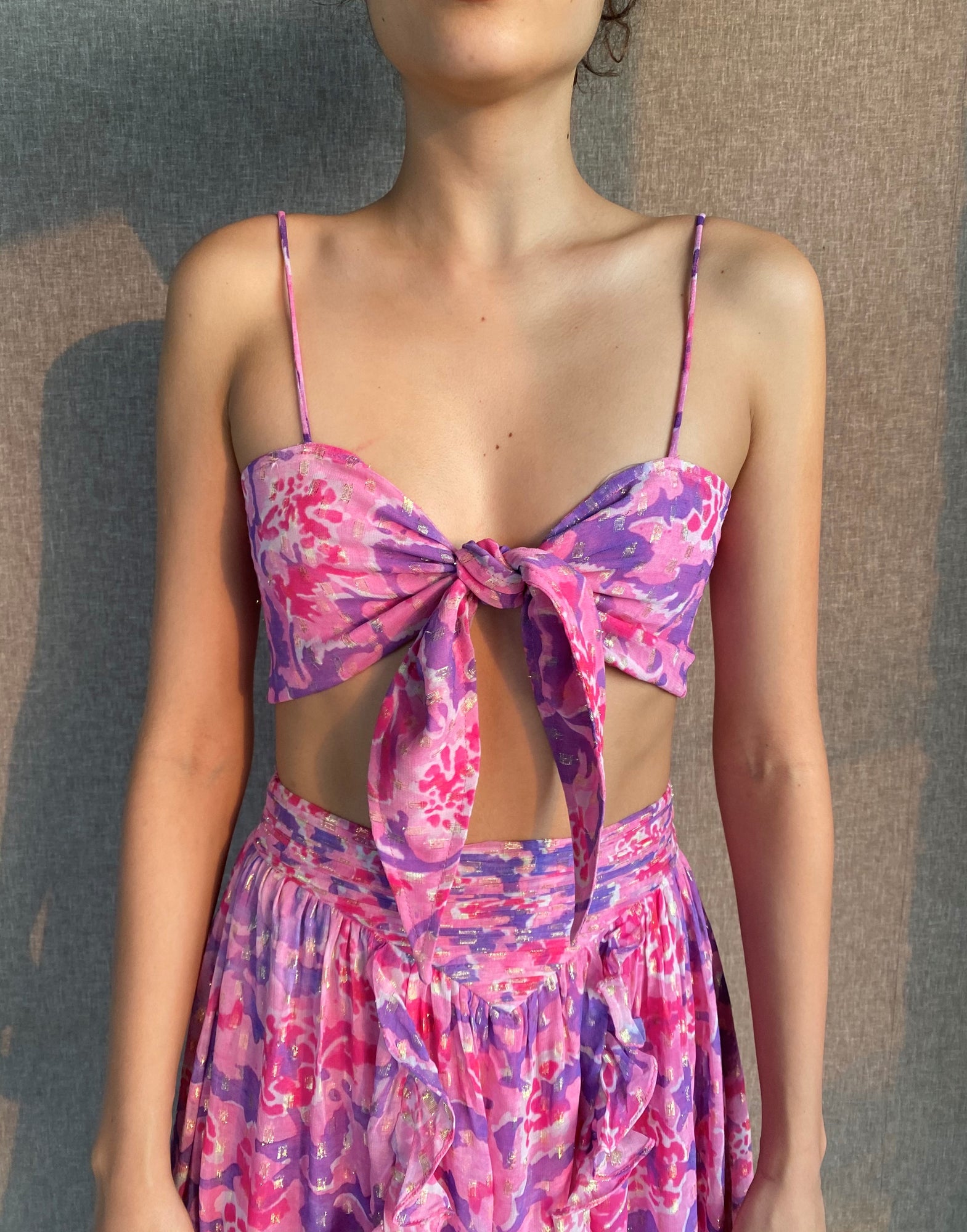 Rococo Sand | Lei Bandeau | Pink