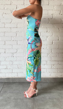 Rococo Sand | Loiss Midi Dress | Turquoise