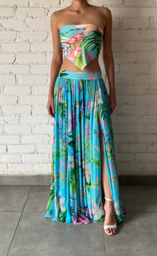 Rococo Sand | Loiss Long Skirt | Turquoise