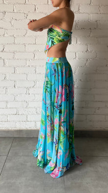 Rococo Sand | Loiss Long Skirt | Turquoise
