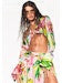 Rococo Sand | Lora Front Button Closure Top | Multicolor