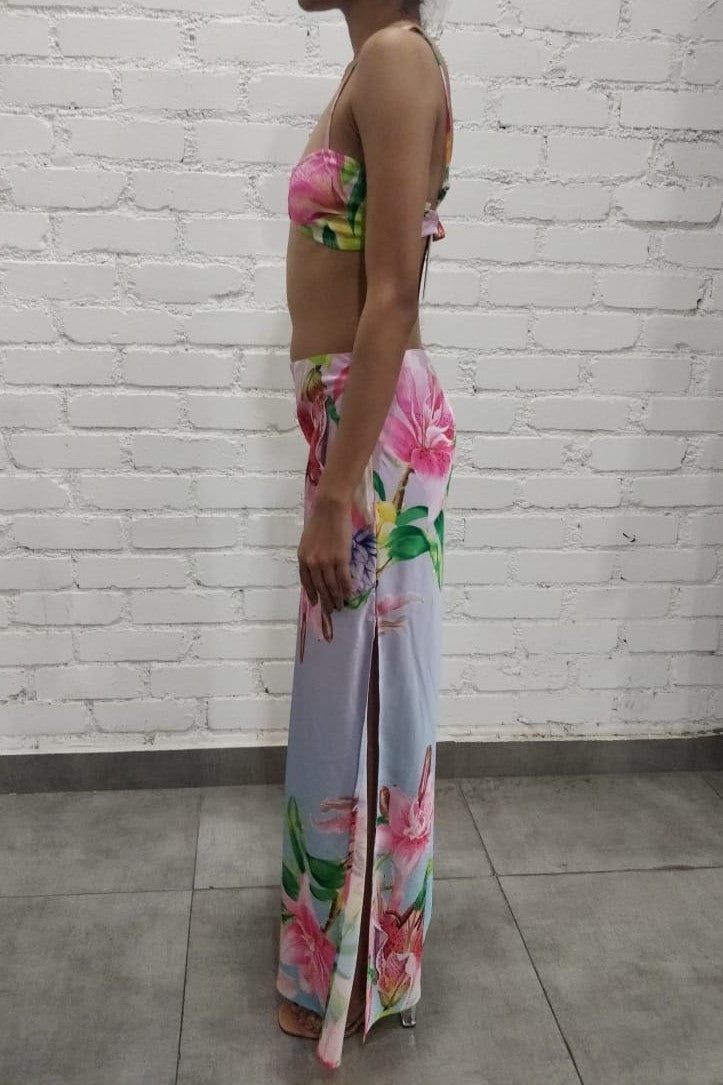 Rococo Sand | Lora Long Skirt | Multicolor