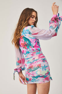 Rococo Sand | Lyan Bodysuit Top | Lilac Multi