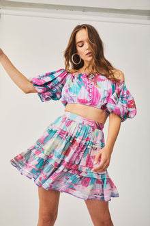 Rococo Sand | Lyan Crop Top | Multicolor