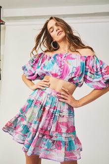 Rococo Sand | Lyan Crop Top | Multicolor
