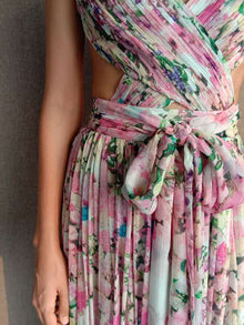 Rococo Sand | Mist Long Skirt | Multicolor
