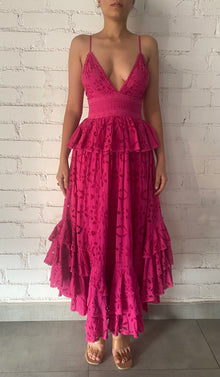 Rococo Sand | Moss Long Dress | Bubblegum Pink