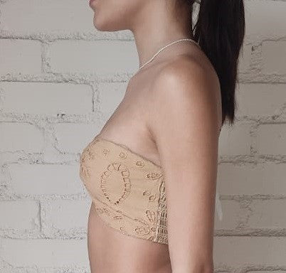 Rococo Sand | Moss Bandeau | Nude