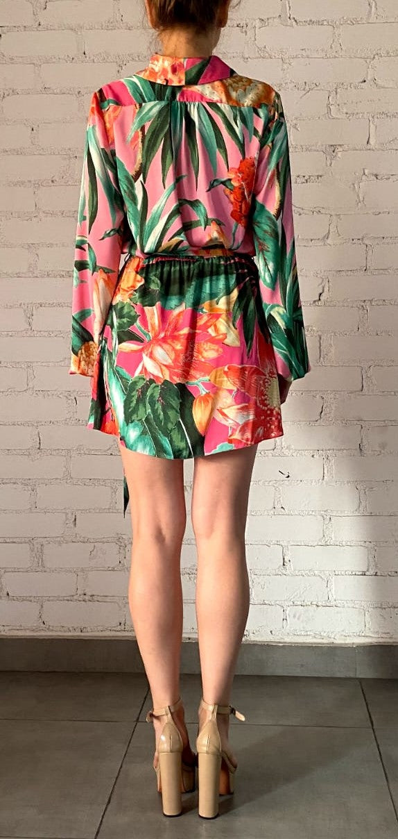 Rococo Sand | Ocean Mini Dress | Pink