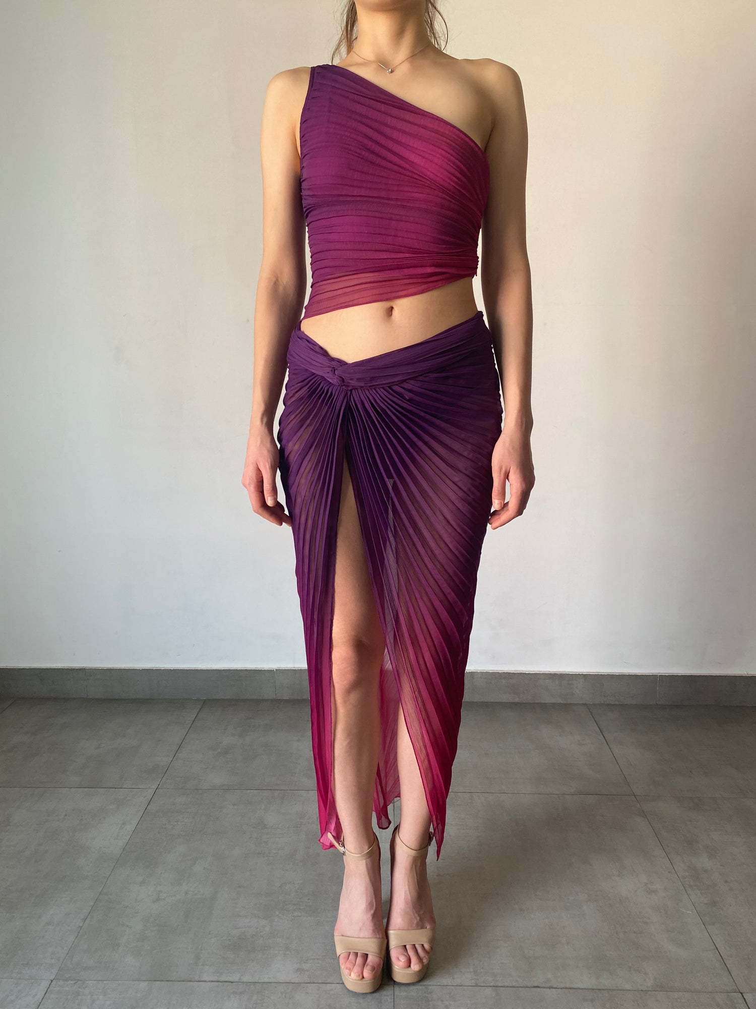 Rococo Sand | Paige Top | Pink/Purple Ombre