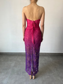 Rococo Sand | Paige Tube Dress | Pink/Purple