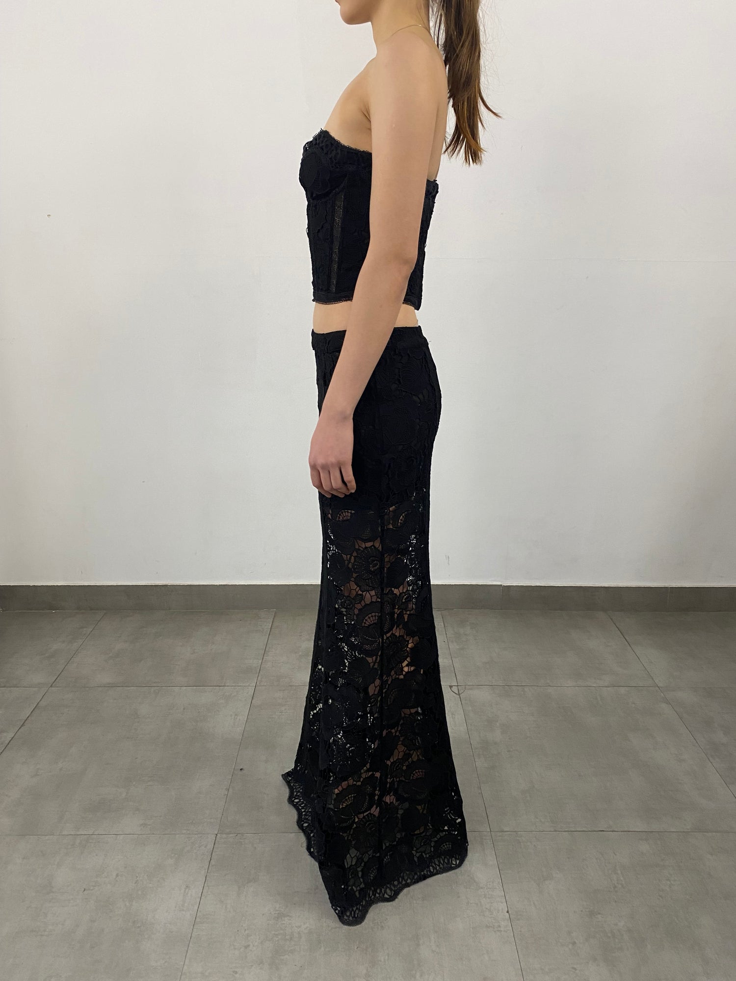 Rococo Sand | Paris Maxi Skirt | Black