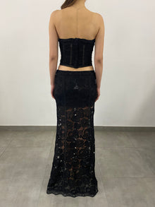 Rococo Sand | Paris Maxi Skirt | Black