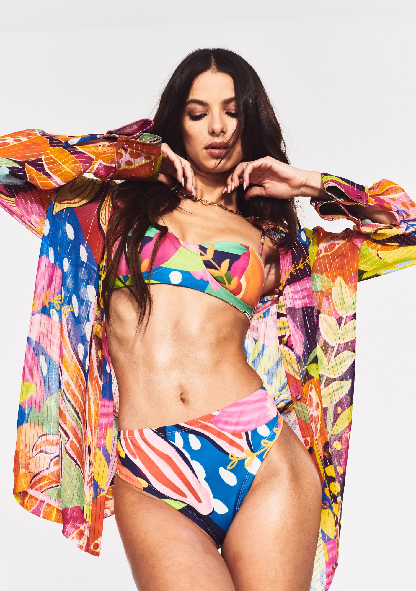 Rococo Sand | Plum Swim Bikini | Mix Fruit