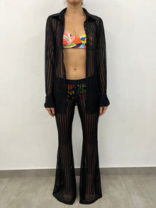 Rococo Sand | Plum Pant | Black