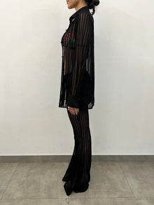Rococo Sand | Plum Pant | Black
