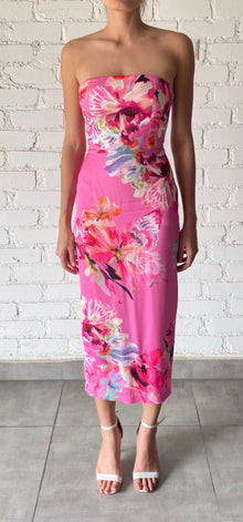 Rococo Sand | Quin Midi Dress | Pink