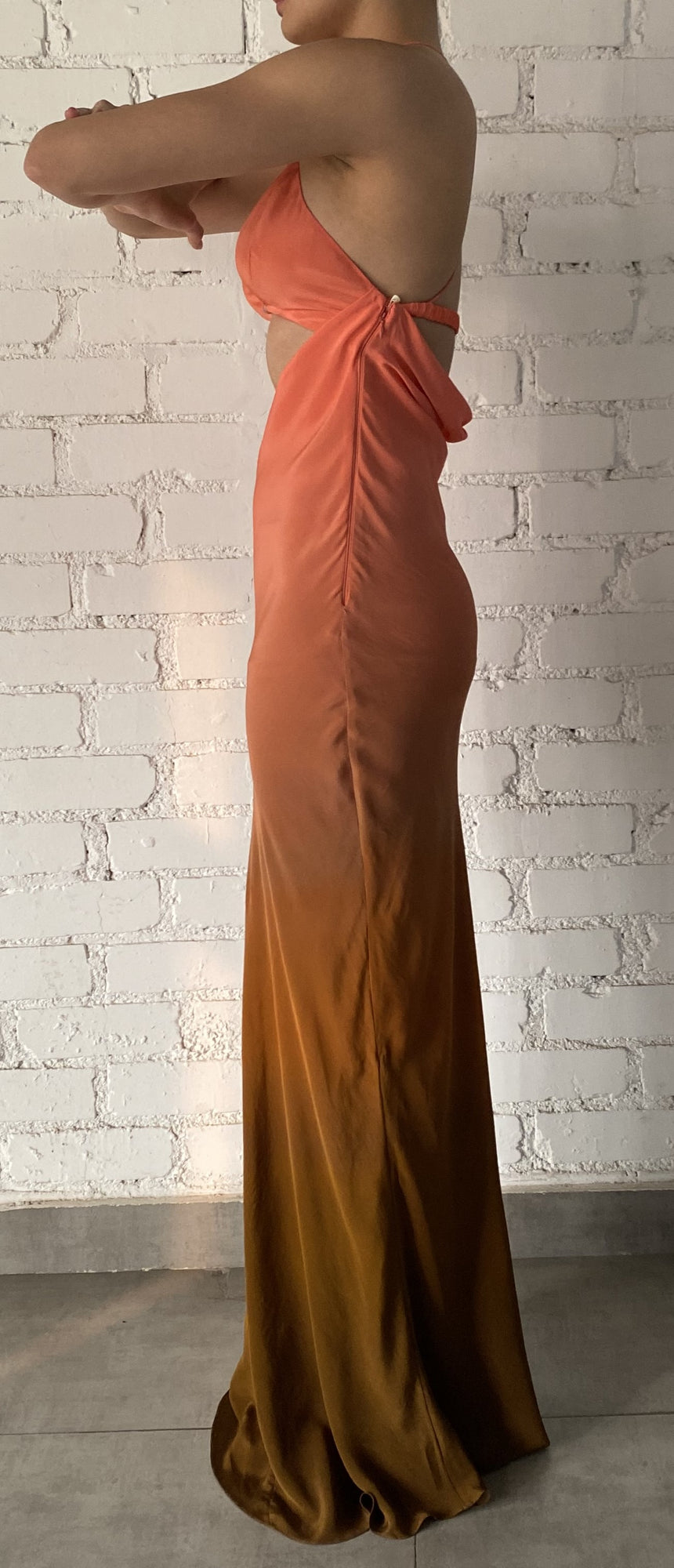 Rococo Sand | Rae Cutout Long Dress | Ombre