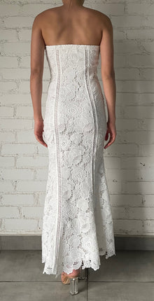 Rococo Sand | Rain Maxi Dress | White
