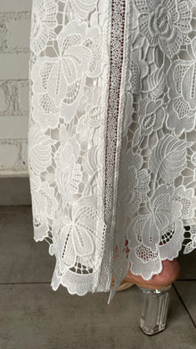 Rococo Sand | Rain Maxi Dress | White