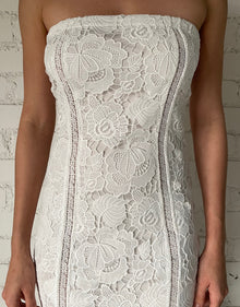 Rococo Sand | Rain Maxi Dress | White
