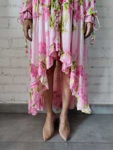 Rococo Sand | Ren High Low Dress | Pink