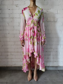 Rococo Sand | Ren High Low Dress | Multicolor