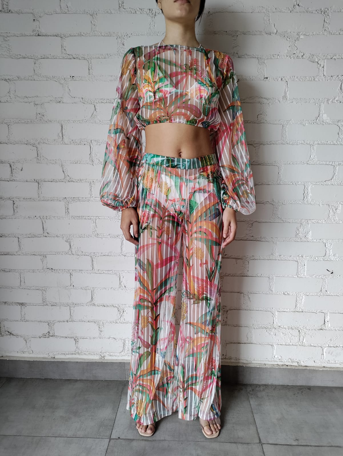 Rococo Sand | Rio Crop Top | Multicolor