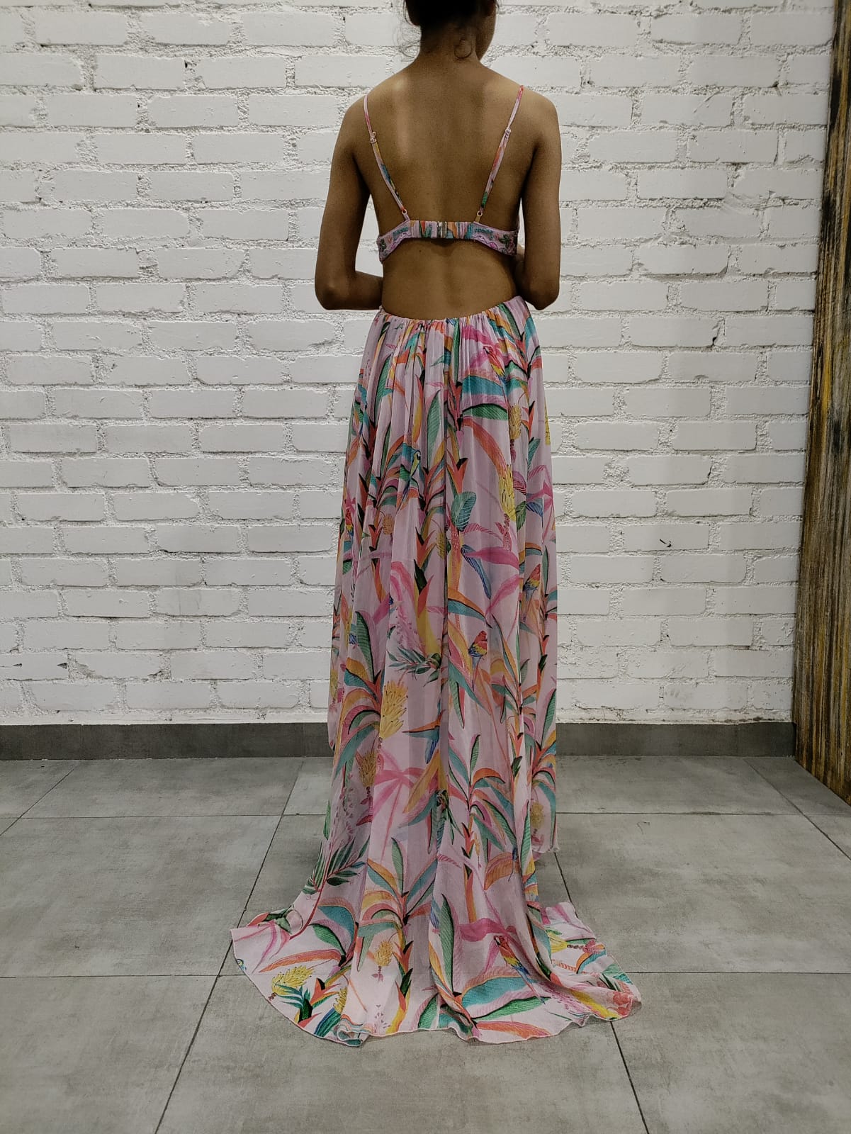 Rococo Sand | Rio High Low Dress | Multicolor