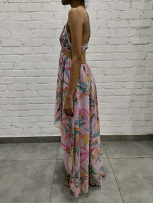 Rococo Sand | Rio High Low Dress | Multicolor