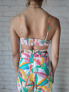 Rococo Sand | Rio V-Neck Sleeveless Top | Multicolor