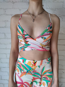 Rococo Sand | Rio V-Neck Sleeveless Top | Multicolor