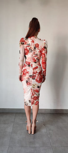 Rococo Sand | Rosie Floral Midi Dress | White