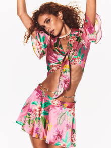 Rococo Sand | Rue Elastic Waist Shorts | Pink