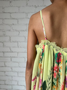 Rococo Sand | Rue Long Dress | Lime Green