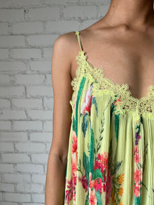Rococo Sand | Rue Long Dress | Lime Green